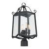 Designers Fountain Glenwood 4 Light Outdoor Post Lantern 94796-BK